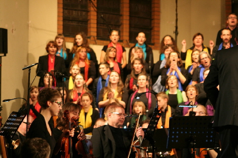 Gospelmesse mit dem 5. Wests�chsischen Gospelprojekt - Pauluskirche Zwickau
