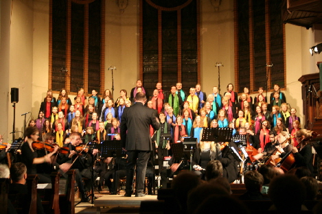 Gospelmesse mit dem 5. Wests�chsischen Gospelprojekt - Pauluskirche Zwickau